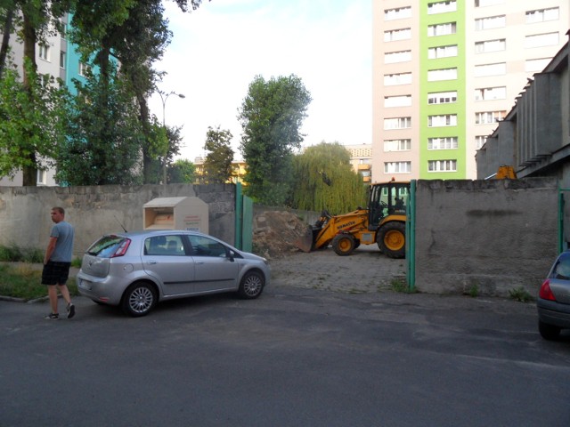 Tu będzie parking