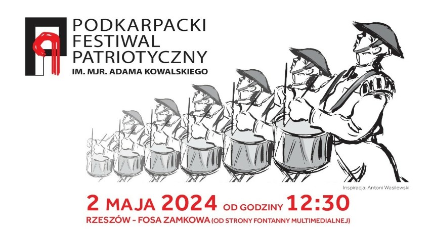 Już po raz trzeci w zamkowej fosie w Rzeszowie wysłuchamy utworów patriotycznych podczas III Podkarpackiego Festiwalu Patriotycznego