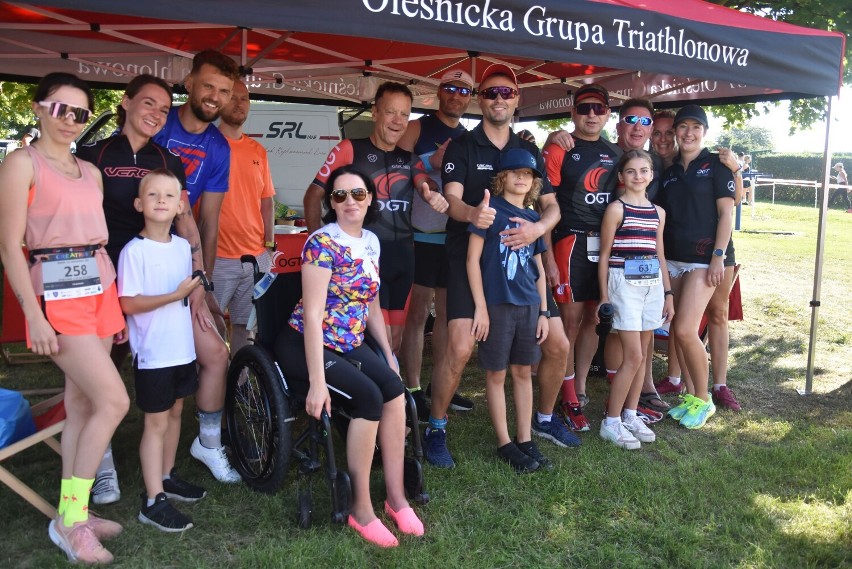 Greatman Triathlon Śrem. Palące słońce ich nie zatrzymało triathlonistów. W zawodach wystartowało blisko 800 uczestników [zdjęcia]