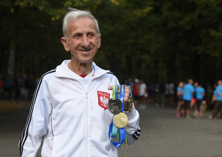Jan Morawiec wziął udział w biegu Parkrun Łódź 22 sierpnia.