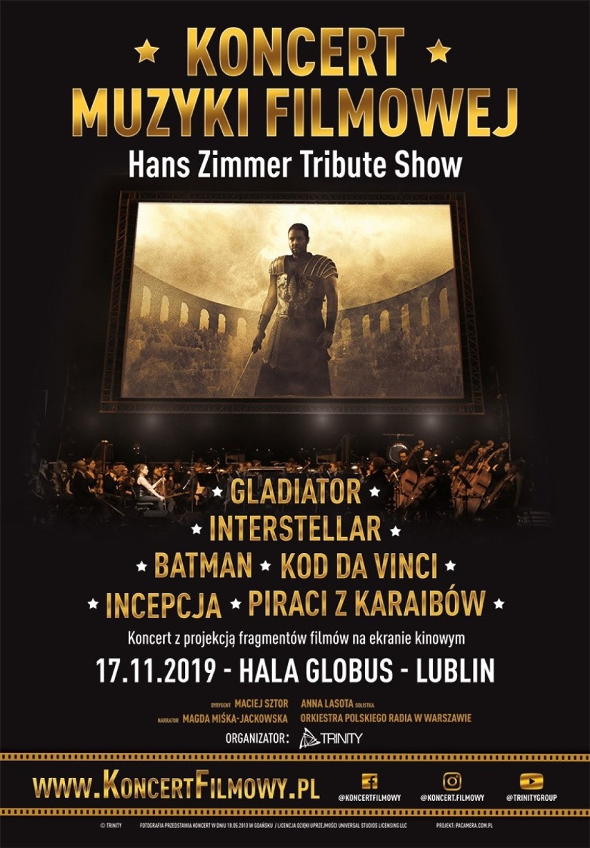 Koncert Muzyki Filmowej Hansa Zimmera w hali Globus. Mamy dla Was bilety