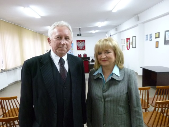 Od lewej: Józef Koprowicz i Krystyna Sokolińska