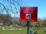 Sławno zakazem w psy. Zakaz wyprowadzania psów w parku  na plac zabaw - Sławno - zdjęcia