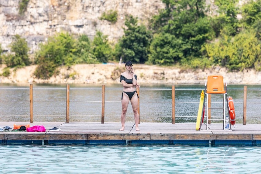 Kąpielisko na Zakrzówku cieszy się dużą popularnością