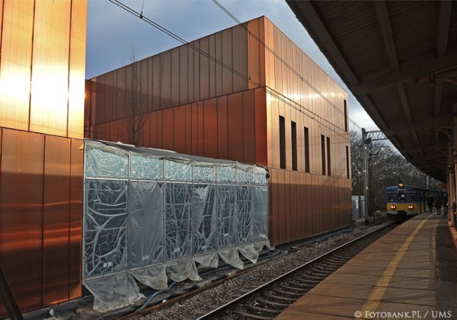 Budowa dworca w Sopocie, luty 2015