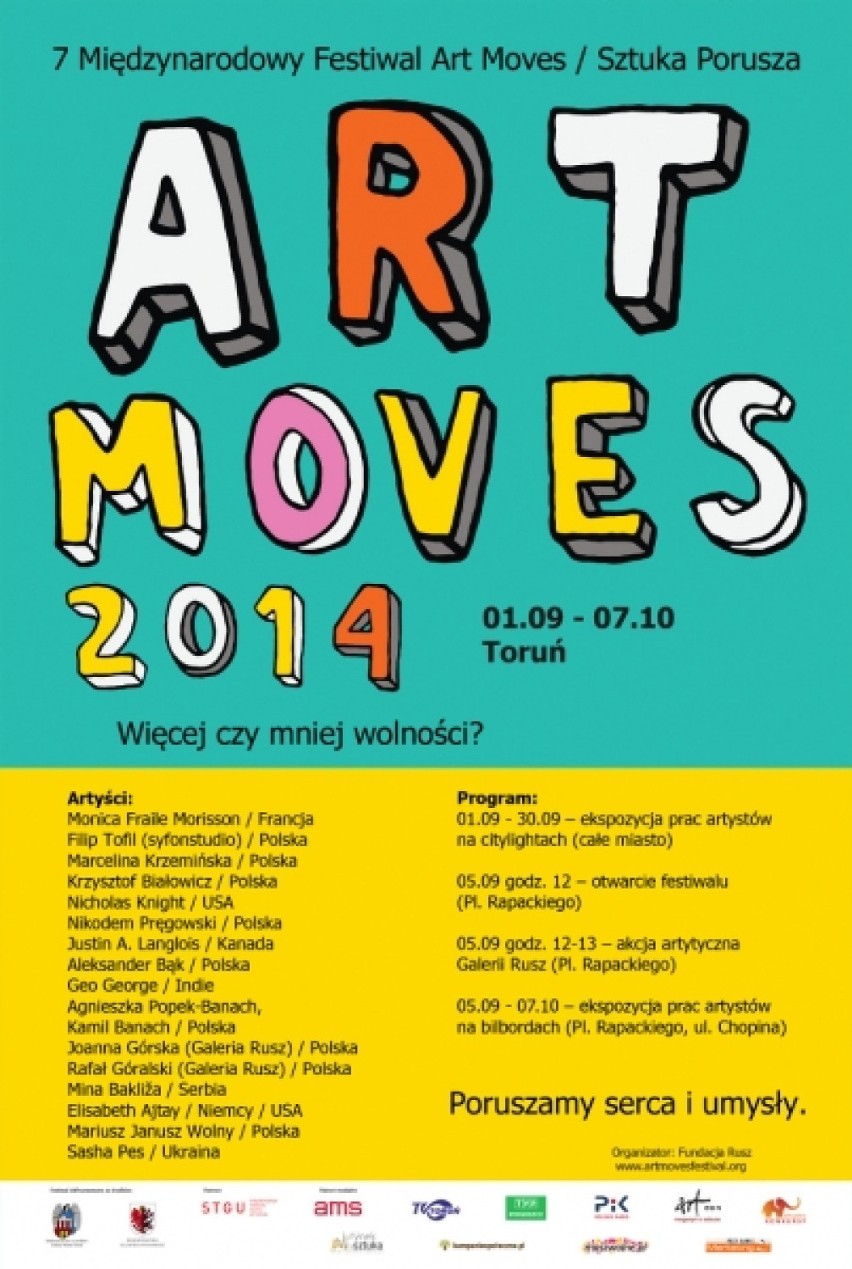 Art Moves 2014 - "Więcej czy mniej wolności?" [ZDJĘCIA]
