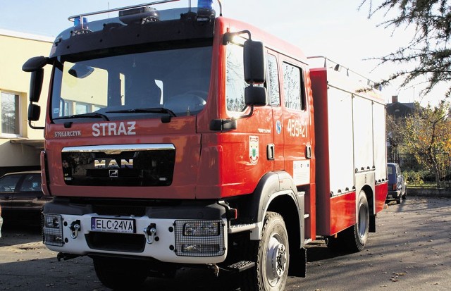 Strażacki Man dobrze służy kiernoskiej OSP podczas każdej akcji