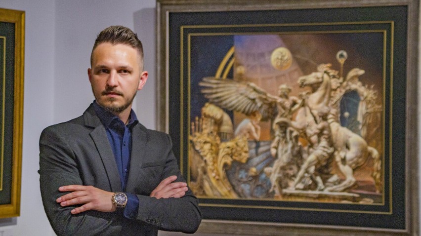 Daniel Pawłowski jest młodym, zdolnym artystą z Kujaw