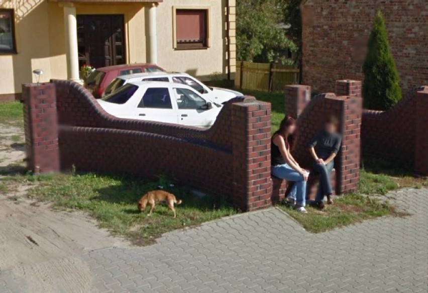 Mieszkańcy gminy Wierzchlas na zdjęciach Google Street View. Najlepsze ujęcia