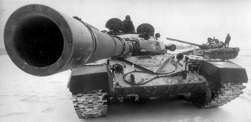 Najpewniej właśnie taki czołg, model T-54, staranował w...