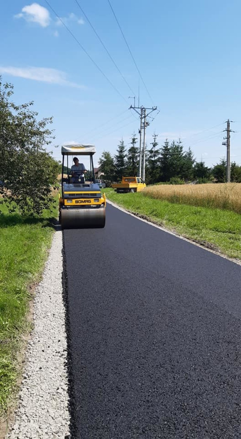 Remont 200 metrów gminnej drogi w Kosienicach.