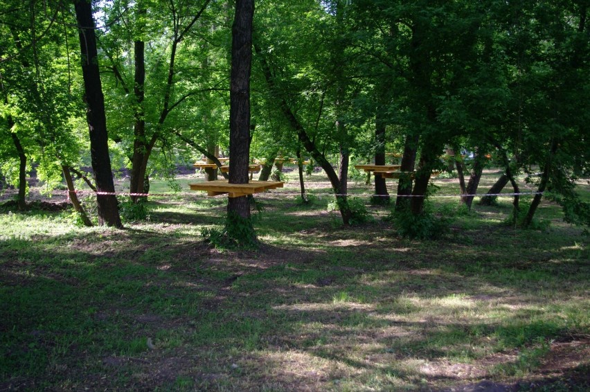 Park linowy w Zamościu