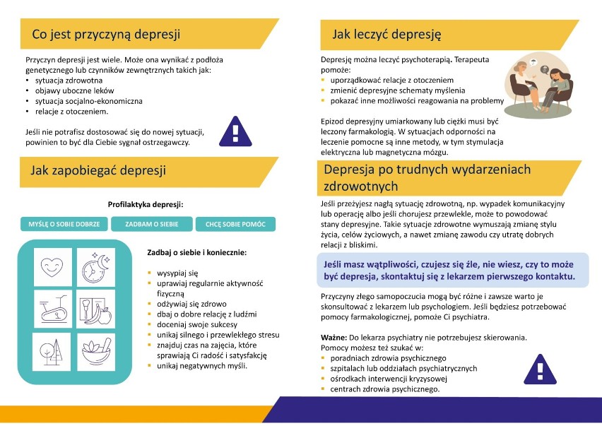 Jak dbać o zdrowie psychiczne? Leczenie depresji i innych chorób umysłu jest dostępne bezpłatnie w ramach NFZ.