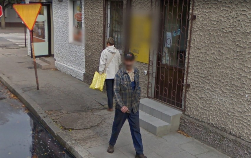 Złoczew na Google Street View. Rozpoznajesz mieszkańców...