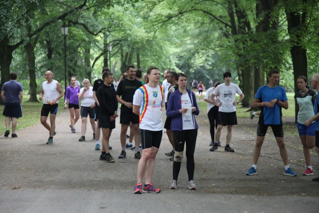 Parkrun Łódź. Bieg w parku Poniatowskiego - 27 czerwca 2015