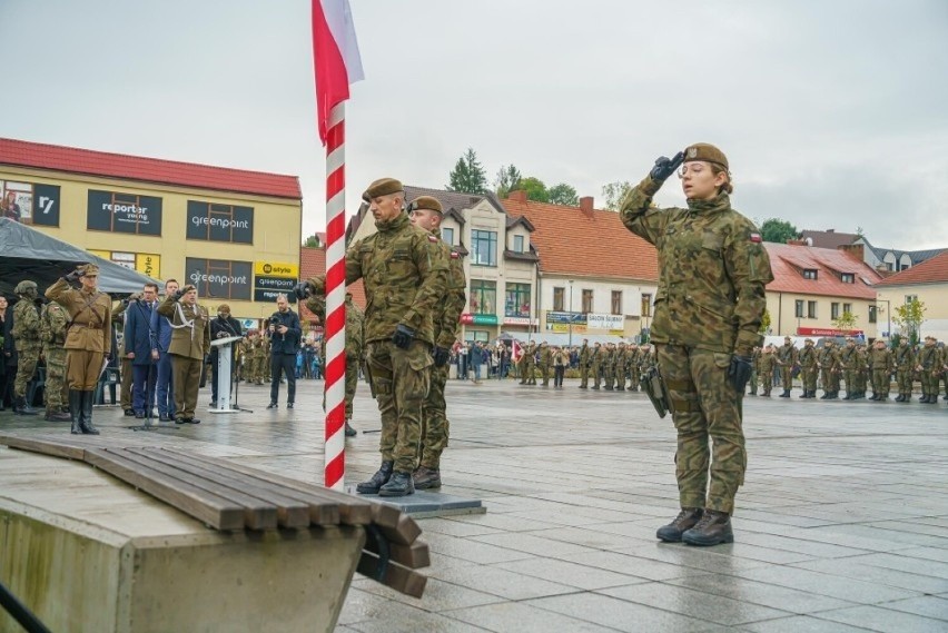 Uroczysta przysięga wojskowa żołnierzy Terytorialnej Służby...