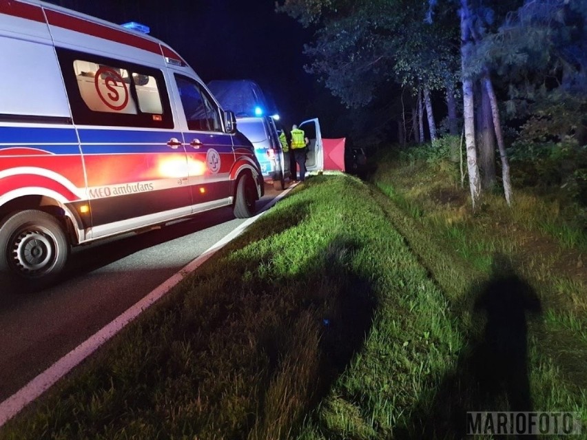 Wypadek w Trzebiszynie na drodze krajowej nr 45.