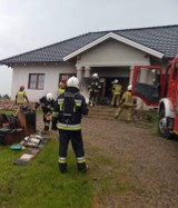 Pożar w domu w Lembargu w powiecie brodnickim. Przyczyną była świeczka