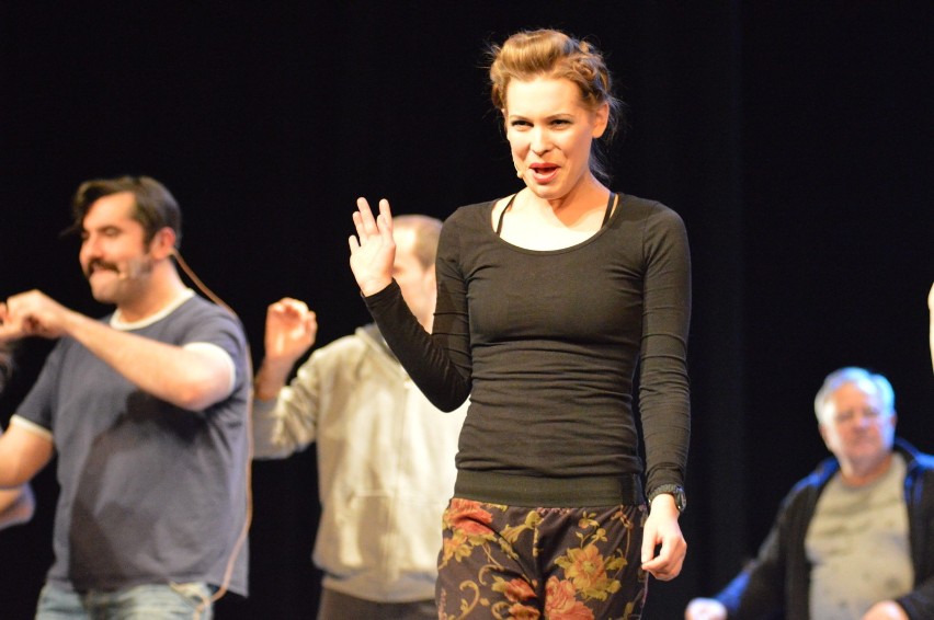 Lubuski Teatr, 10 grudnia 2014 r.: próba musicalu „Ach!...
