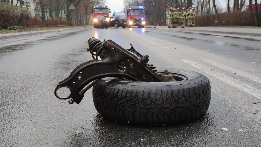 Wypadek na ul. Łódzkiej w Piotrkowie