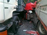 KRÓTKO: W Miasteczku Śląskim na DW 908 zderzyły się dwie ciężarówki