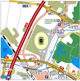 Euro 2012: Jak będzie zorganizowany ruch wokół stadionu (MAPA)