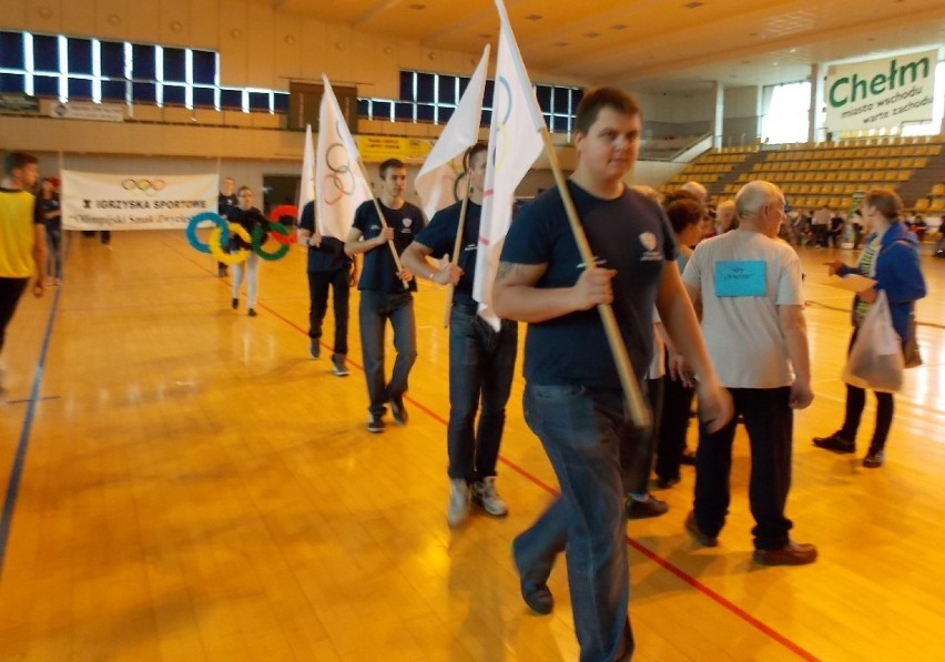 Chełm. Igrzyska sportowe dla osób niepełnosprawnych.