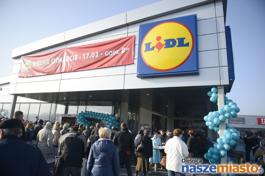 Otwarcie sklepu Lidl w Oleśnicy