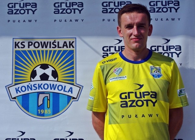 Damian Koprucha w ostatnich dwóch sezonach był najlepszym zawodnikiem Powiślaka Końskowola