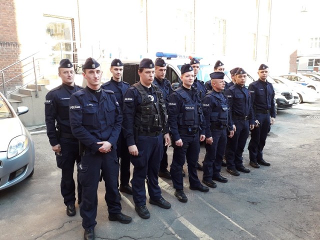 Policjanci z regionu podczas pobytu w Kołobrzegu w ramach tzw. adaptacji zawodowej
