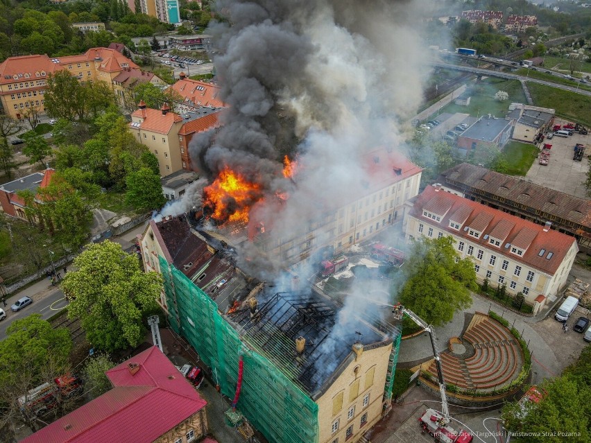 Pożar AJP w Gorzowie Wielkopolskim.