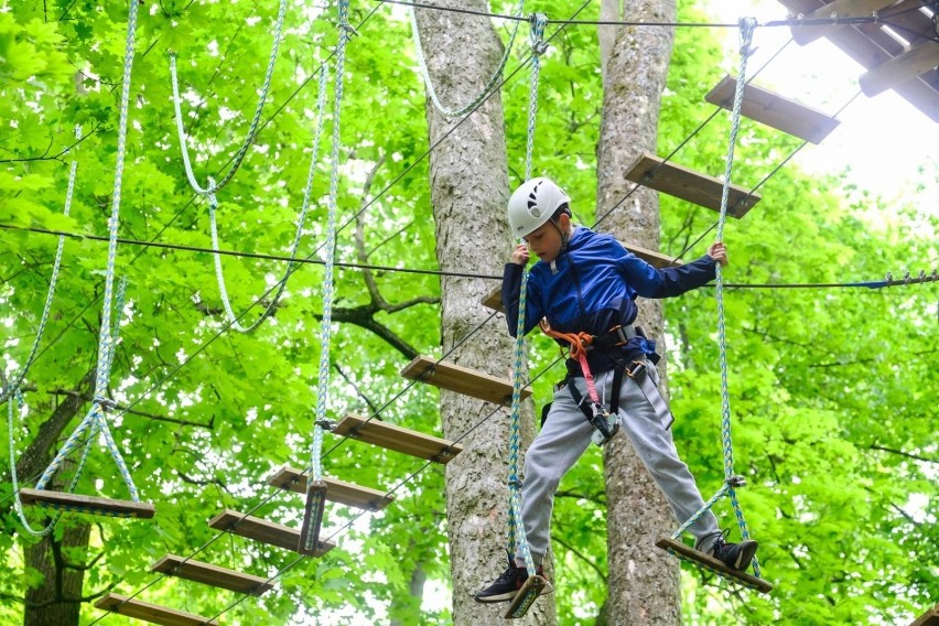 Nawałnica uszkodziła Park Linowy na Barbarce. Część tras pozostaje zamknięta