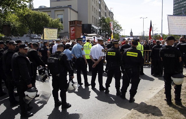 Policja nie podejmowała interwencji wobec protestujących