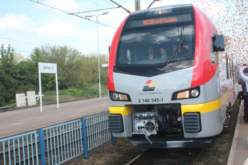 Pociągi "Flirt" będą kursować z Łodzi do Sieradza od 15 czerwca.