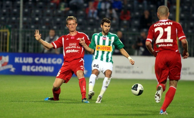 Górale z Bielska-Białej lepsi od gdańszczan. Podbeskidzie - Lechia 1:0 [ZDJĘCIA]