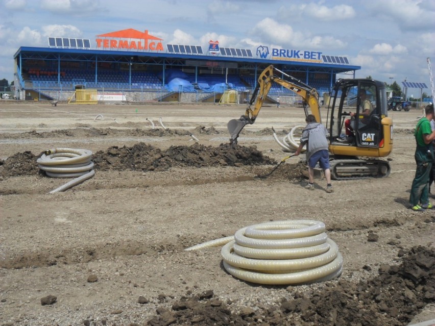 Rozpoczęcie budowy stadionu - czerwiec 2015