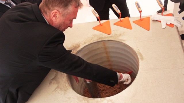 Gemini Park Tychy. Poświęcenie i wmurowanie kamienia węgielnego pod fundamenty