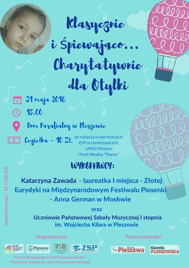 Koncert charytatywny na rzecz Otylki