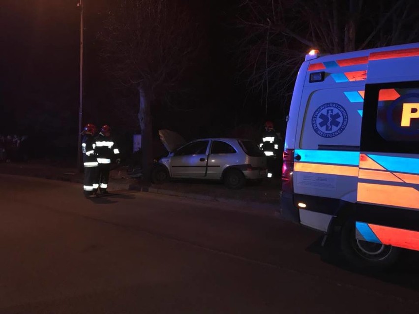 Michorzewo: Pijany kierowca Opla uderzył w drzewo