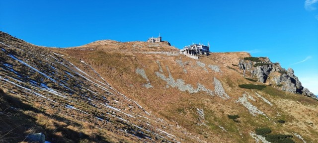 Kasprowy Wierch i Dolina Gąsienicowa w Tatrach w jesiennych kolorach