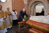 W klasztorze Benedyktynów w Lubiniu burmistrz i księża modlili się o ustanie epidemii