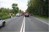 Wypadek na DK-78 w Łysej Górze. Zginęła kobieta