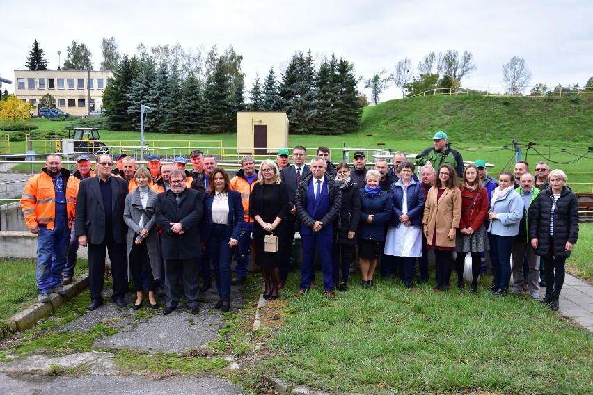 Inauguracja projektu przebudowy oczyszczalni ścieków i sieci kanalizacyjnej w gminie Żnin [zdjęcia, wideo]