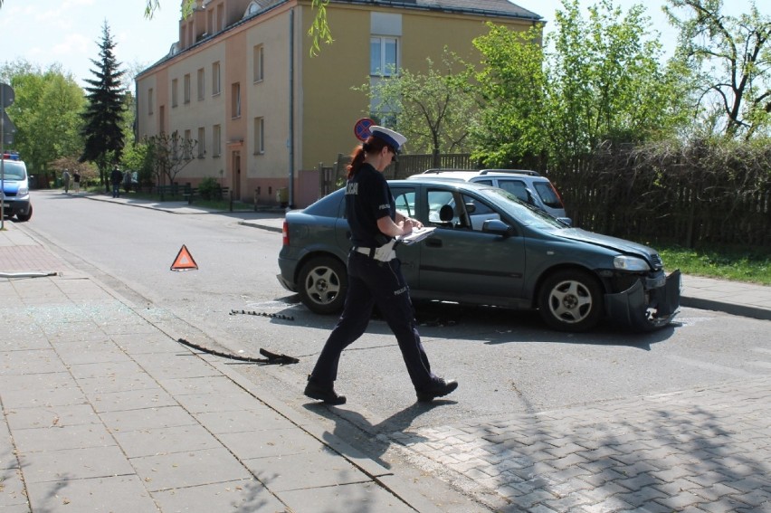 Wypadek na ul. Nadrzecznej w Tomaszowie