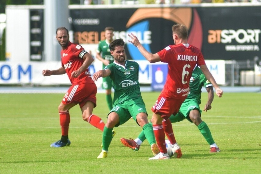 Radomiak Radom - Lechia Gdańsk 14.08.2022 r. Oceniamy piłkarzy biało-zielonych. Fatalna gra Lechii, juniorskie błędy obrońców