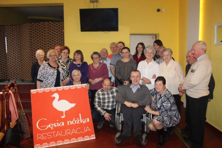 Dzień Kobiet 2018 w Powiatowym Kole Polskiego Związku Niewidomych restauracji Gęsia Nóżka w Radziejowie [zdjęcia]