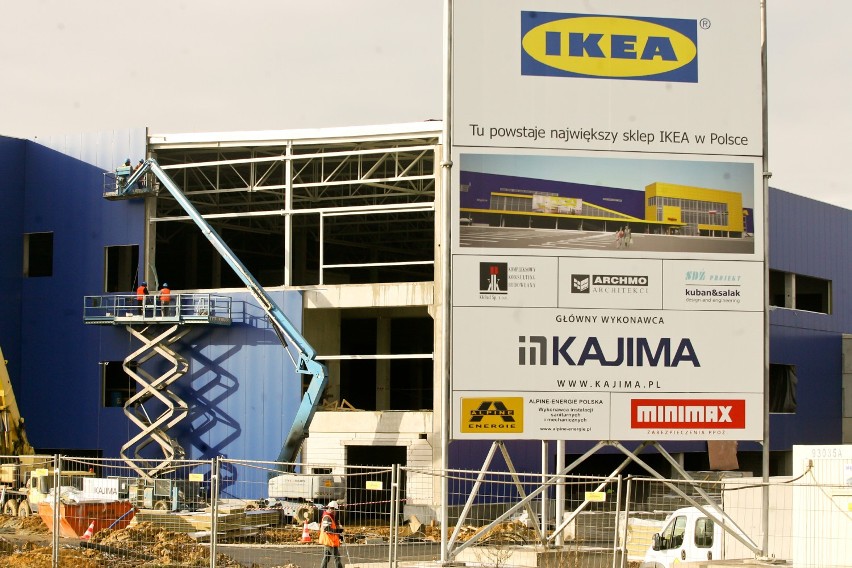 Tak budowano wrocławski sklep IKEA i Aleję Bielany (ZOBACZ ARCHIWALNE ZDJĘCIA)