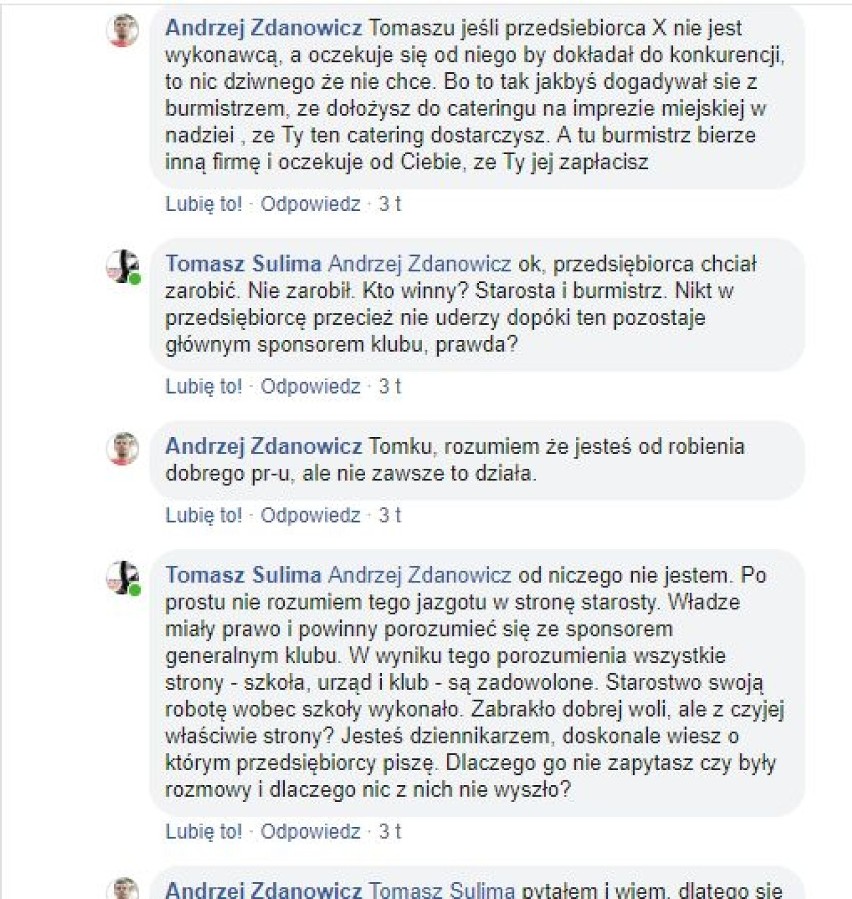 Radny Tomasz Sulima i jego zdanie na temat braku parkietu w nowej hali w Bielsku Podlaskim
