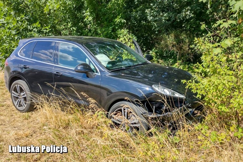 Pościg za skradzionym porsche w okolicach Sławy