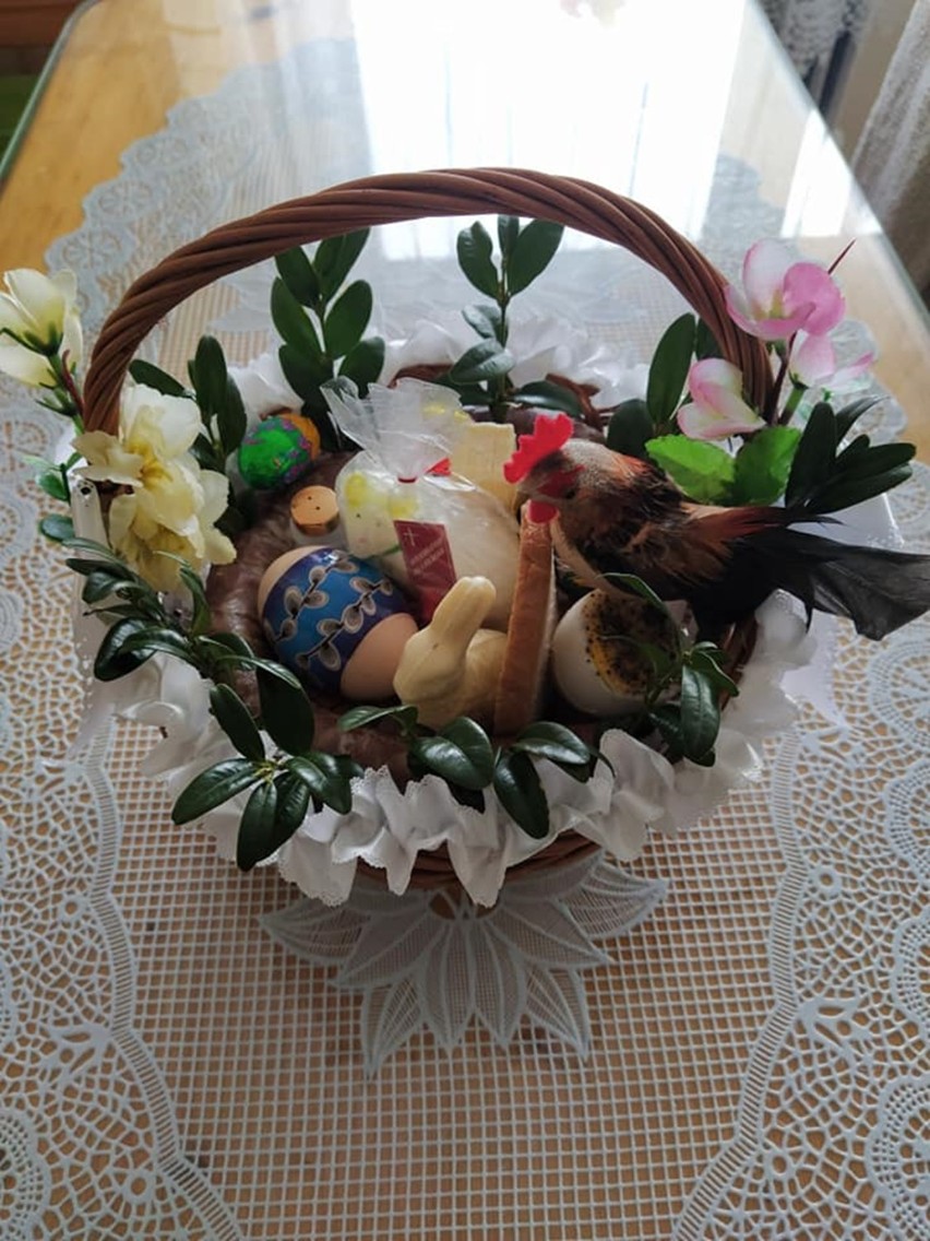 Tak prezentują się Wielkanocne koszyczki i dekoracje...